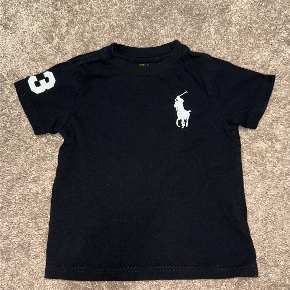 Polo by Ralph Lauren Toddler Black Tee